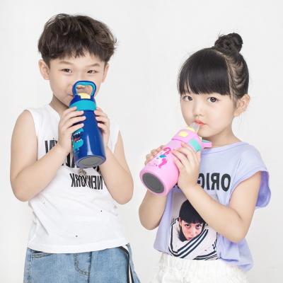 China Wholesale Custom Made Children's Stainless Steel BPA Free Sports Kids Insulated Water Bottle Business With Straw for sale