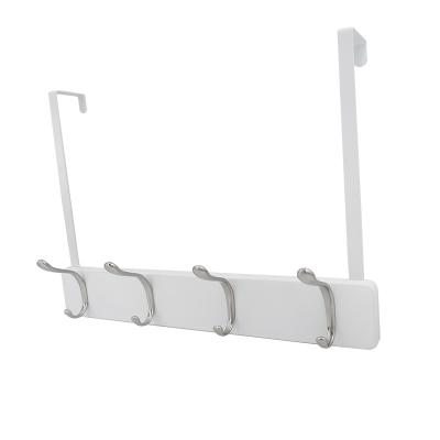 China Sustainable Wooden Board Over Door Coat Hook Hanger Rack for sale