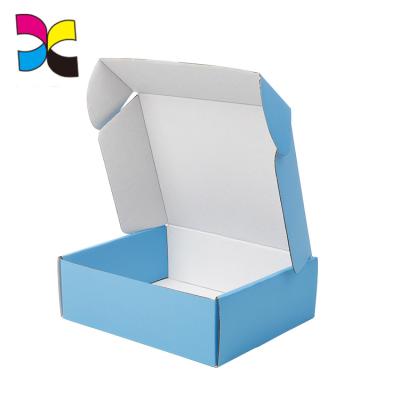 China Recyclable Recycled Corrugated Paper Made Custom Design Durable Mailing Paper Box Package for sale