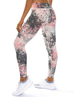 China Breathable Amazon Supplier Most Popular High Waist Legging Plus Size Tie Dye Butt Pant Leggings Crac! crack! for sale