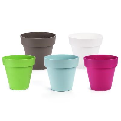 China Eco - Friendly Outdoor Plastic Plant Pot Flower Vegetable Garden Planter Pots for sale