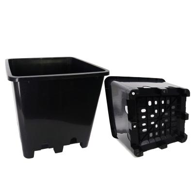 China Hot Sale Eco-friendly Plastic Planter Greenhouse Square Garden Flower Blueberry Grow Plant Shape Pot for sale