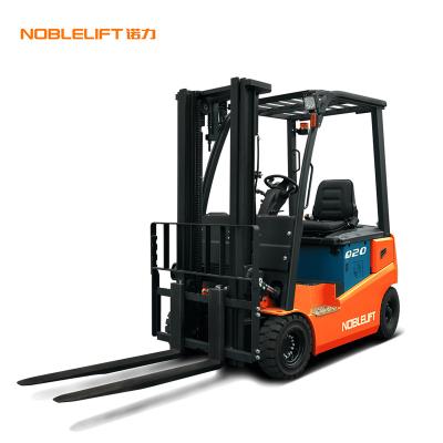 China High Efficiency 2.0 Ton Load Capacity Off Road Manufacture Full Electric Stacker Forklift Crane For Truck New for sale