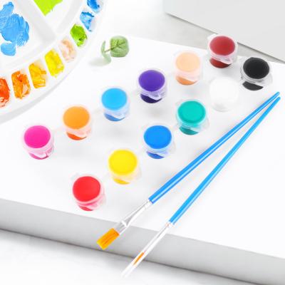 China Wholesale Acrylic Factory Acrylic Paint Brush for Acrylic Set Acrylic Paints for Art Drawing Ceramic Clothes Plaster Dolls for sale