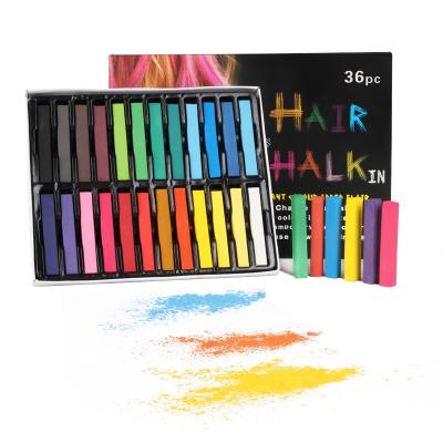 China 2023 New Arrival Disposable Highlights Plastic Stick Color Pencil Chalk Color For Hair Amazon 36 Colored Hair Chalk Pens for sale