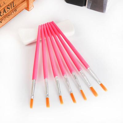 China Hot Sale Child DIY Nylon Graffiti Plaster Drawing Brushes For Art Painting Brush For Acrylic for sale