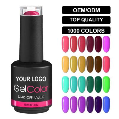 China UV LED Lamp 3000 Color Gel Nail Polish Gel 15ml Nail Soak Off U V LED Nail Lamp Gel Polish DIY Home Gift For Women for sale