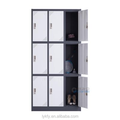 China Modern Steel Bulky Door Wardrobe School Use Gym Furniture Kefeiya Small Locker for sale