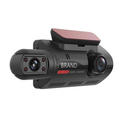 China Full HD 1080P Dual Front Lens Car DVR G-sensor & Interior Camera VCR Car Black Box Dash Cam G-sensor Motion Detection for sale