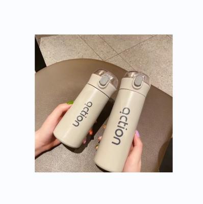 China Portable Outdoor Vacuum Flask Travel Double Layer Vacuum Flask Viable Stainless Steel Thermos Cup for sale