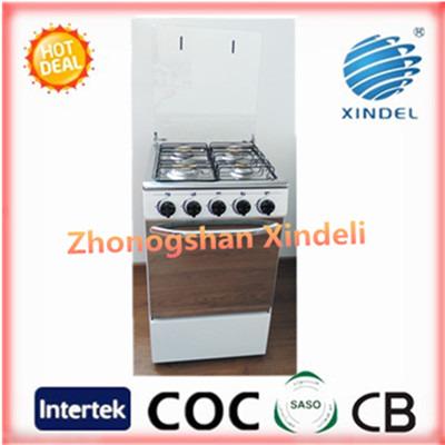 China Free Standing Mini Family Kitchen Appliances Gas Stove Oven With Glass Cover for sale