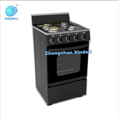 China 5 Years Zhongshan Hot Sale Gas Rack Cheap Oven Cooker With 4 Cap Gas Brass Bunrers For South American for sale