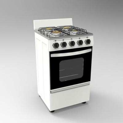 China Convection low price cheap gas cooker with oven gas stove oven 4 stove with copper burnercap with wind block for sale