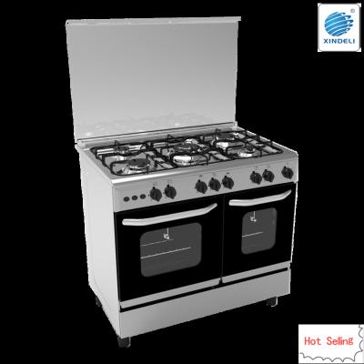 China Hot Selling Freestanding Convection 90*60 Gas Stove With Double Oven And 5 Burners In South Africa for sale