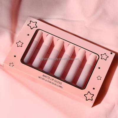 China Matte Lipstick Set Beauty Makeup Waterproof Lipstick For Women Long Lasting Velvet Lipstick for sale