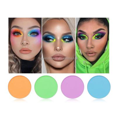 China Wholesale Waterproof Makeup Eyeshadow Single Pastel Neon Eyeshadow Pigments 30mm Eyeshadow Pan for sale