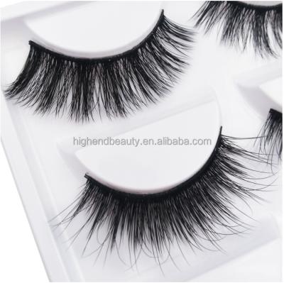 China Hot selling feather eyelashes set new three dimensional natural false eyelashes 3d false eyelashes with tweezers for sale