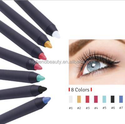 China Eye Liner 7 Colors Waterproof Eye Liner Pencil Creamy Waterproof Shimmer Eyeliner Private Label for sale