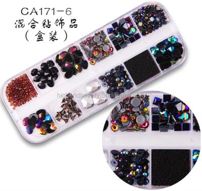 China Professional Nail Kit Nail Decoration Art Kits Diamonds Nail Art Finger Nail Rhinestones for sale