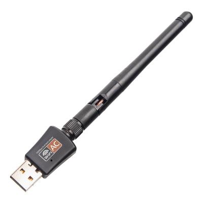 China Toplinkst AC600 factory price 8811cu wifi antenna 2.4g and 5g external usb wifi dual band android desktop adapter for sale