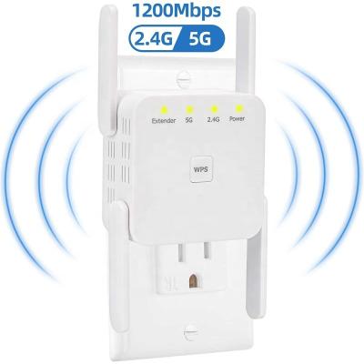 China Wifi Repeater Booster 5 GHz WiFi Repeater Booster 5 GHz Wireless Ac 1200 Mbps Repeater for sale