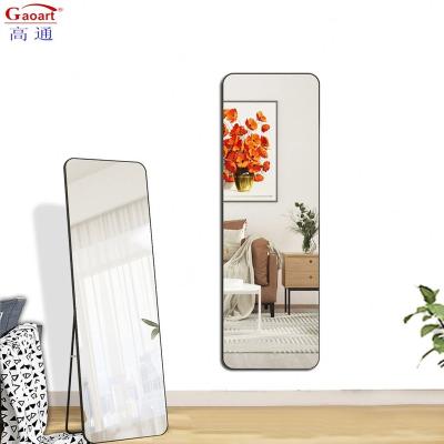 China Contemporary Hot Selling Manufacturer Glass Price Salon Decoration Luxury Wall House Decor For Bathroom Stand Up Mirror for sale