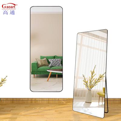 China Contemporary Top Fashion Glass Price Decoration Bathroom Modern Bath Light Large Oversized House Decor For Salon Stand Mirror for sale