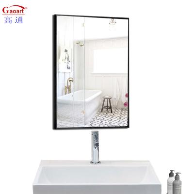 China Art Deco Top Fashion Rectangular Infinity Unbreakable Hollywood Decoration Silver Full Length Wall Hanging Modern Mirror for sale