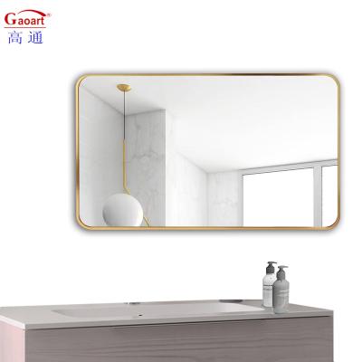 China Art Deco New Arrival Custom Decorative Modern Different Shaped Free Standing Full Length Hanging White Frame Wall Mirror for sale