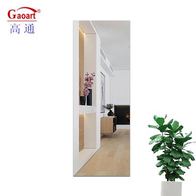 China Modern Hot Selling Huge Infinity Irregular Rectangular House Decor Long For Wall Shower Mirror for sale