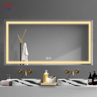 China Illuminated New Product Smart Backlit Bathroom Salon Full Length Vanity Large Bedroom Decoration Wall Mirror With Led Light for sale