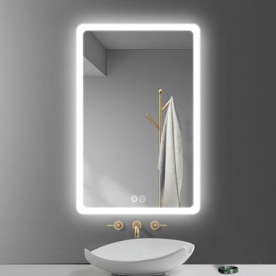 China Illuminated Genuine Led Light Salon Bath Backlit Attached Full Length Fitness Vanity Home Decor Smart Mirror For Bathroom for sale