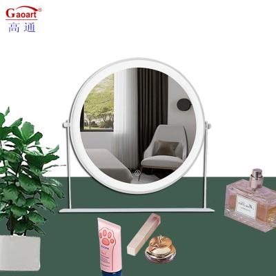 China Fashion Popular Design Small Portable Compact Cosmetic Make-Up Makeup Cute Make Up Lady Dressing Home Decor Vanity Mirror With Light for sale