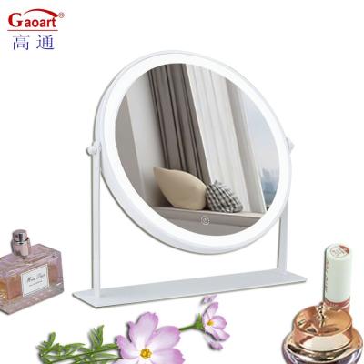 China Fashion Good Selling Small Portable Make Up Make-Up Custom Makeup Cute Dressing Lady Little Vanity Mirror With Light for sale