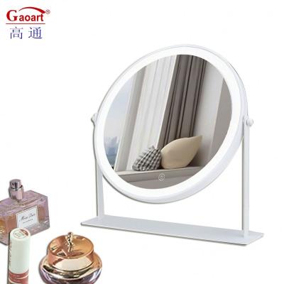 China Fashion Genuine Lady Dressing Make Up Makeup Compact Cute Custom Make-Up Cosmetic Small Portable Vanity Mirror Led for sale