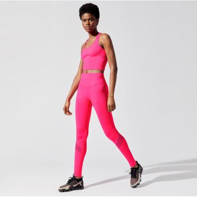 China 2022 Breathable Custom Logo Women Gym Yoga Tops Tight Bra And Running Shorts Sport Yoga Sets Sporty Workout Suit for sale