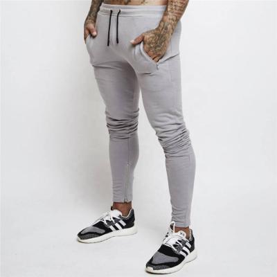 China 2021 Sporty Side Style Men's Anti-Wrinkle Custom Zipper Sweatpants Slim Fit Gym Joggers Soft Comftable Sports Tracksuit for sale