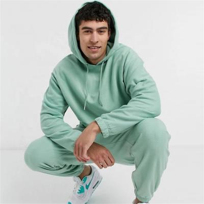 China Streetwear Breathable Fashionable Men's Workout Sweatsuit Unisex Fleece Sweat Suits For Mens Bulk for sale