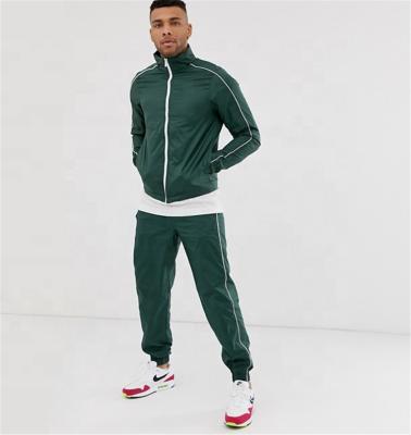 China 2021 Breathable Sports Wear 100% Polyester Private Label Windproof Mens Casual Tracksuit Custom for sale