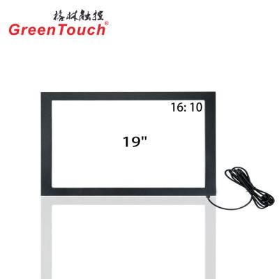 China Aluminum Frame Metal Case Embedded Open Frame 19 Inch IR Touch Screen LCD Infrared Monitor for sale