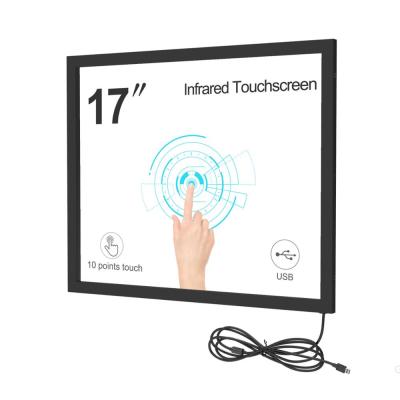 China The machine…etc. ATM.POS.Open View GreenTouch 17 Inch 10 Point IR Sensor Multi Touch Screen Panel Overlay Kits for sale