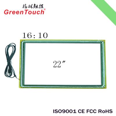 China 22 inch frameless single touch tempered glass touch screen digitizer garmin nuvi infrared for sale