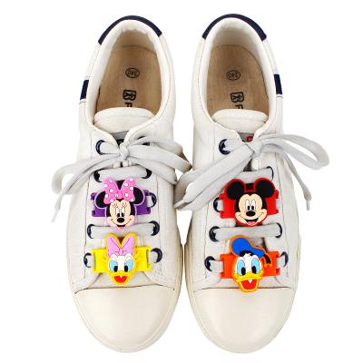 China Charm Laces Cartoon Pattern Design Sports Shoes Lace Decoration Soft PVC Lace Charms Lace Buckle for sale