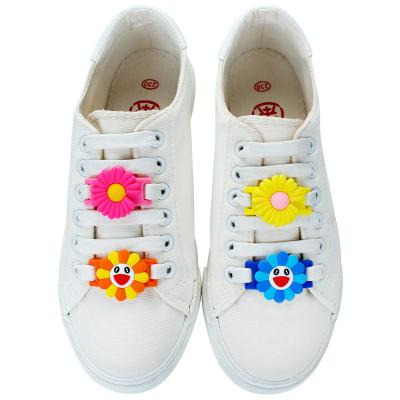 China Board Shoes Shoe Decoration 2022 Hot Selling Design Flower With Fruit PatternShape Cartoon Shoe Charm PVC Board Shoe Lace Charmslace Charms Buckle for sale