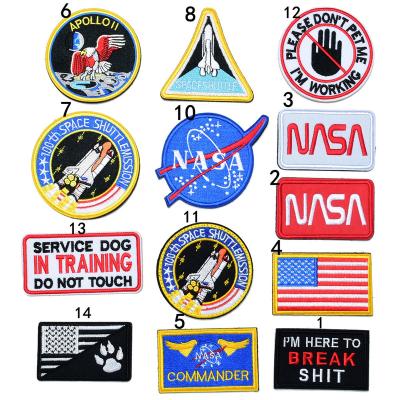 China Handmade Hot Selling Custom Embroidery Patch Iron On Patches For Clothing for sale