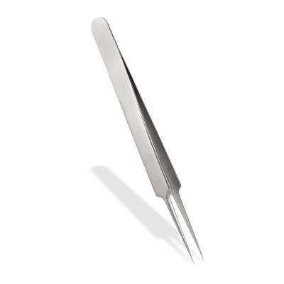 China High Quality Straight Sharp Eyebrow Stainless Steel Tip Tweezers Eyelash Extension Tweezers for sale