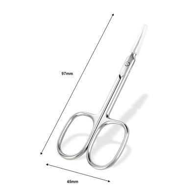 China Ultra Fine Curved Blade Stainless Steel Professional Curved Sharp Scissors Nail Scissors Cuticle Scissors for sale