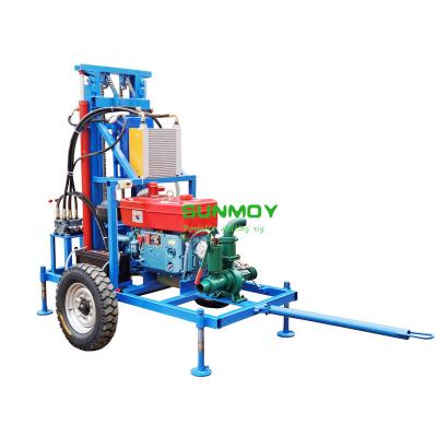 China Construction material stores SUNMOY HF300D-100 hydraulic drilling rig diesel engine drilling rig drilling rig for sale