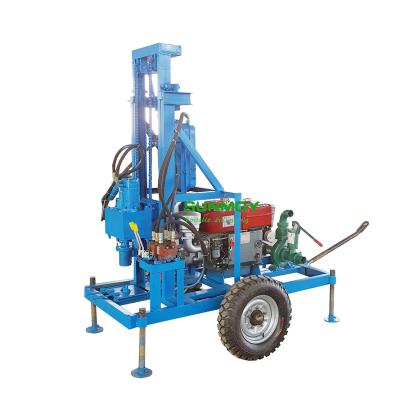 China SUNMOY HF260D-100 Portable Irrigation Water Well Rig Portable Drilling Rig 100Meter for sale