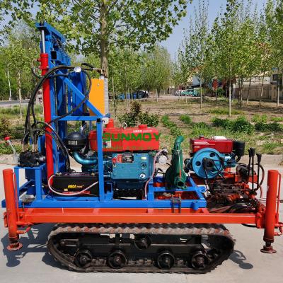 China Construction material shops hydraulic portable drilling rig water well drilling rig HC300D-120 for sale